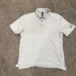 adidas Light Gray Polo Shirt